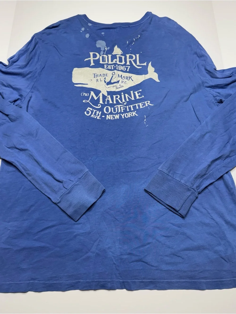 Polo by Ralph Lauren Long-Sleeve Pocket Tee in Blue